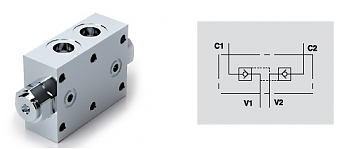 Гидрозамок двухсторонний VBPDE 3/8” FL