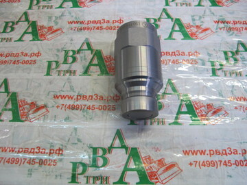 Ниппель БРС DN1/2" FlatFace BSP 3/4" ISO16028 350 Бар ZnNi(К)