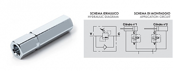 Клапан последовательности VSQL 3/8” (V0646/000), 30-120 бар 