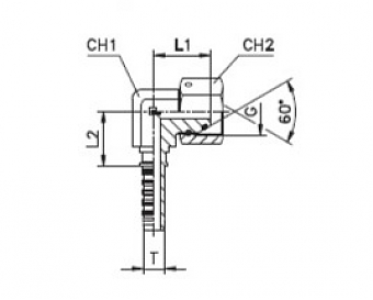 BSP 1/4"-19/90-04 DN6 (C) compact