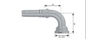 Фл. 3/4"6000/90-16 int (41,3) DN25