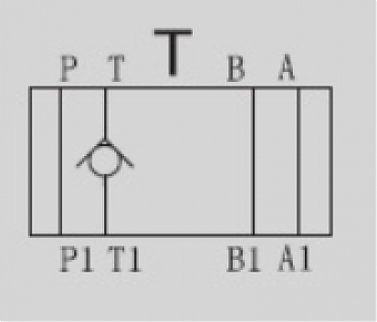 Клапан обратный модульный CETOP 5 в канал "T" Z1DS10T1-30